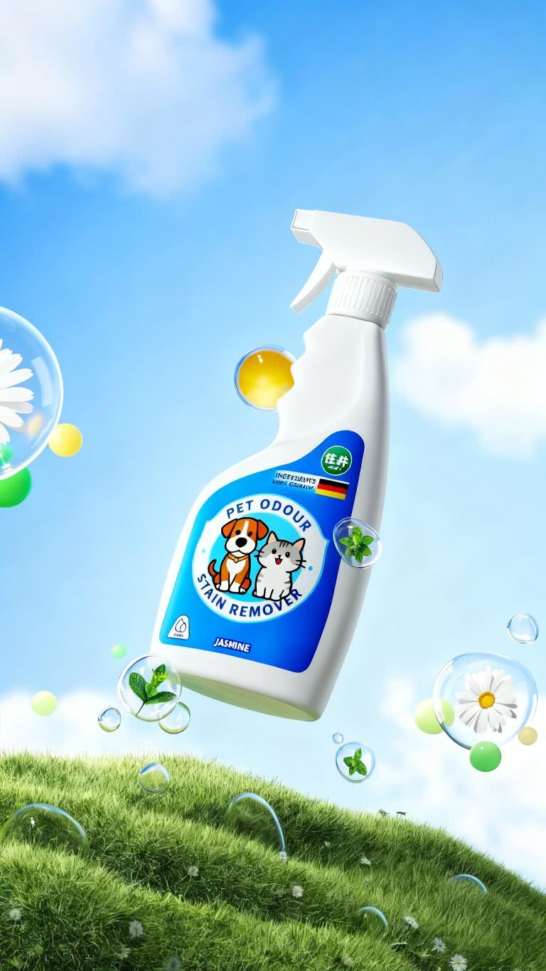 C4D OCTAEN 清洁剂建模渲染